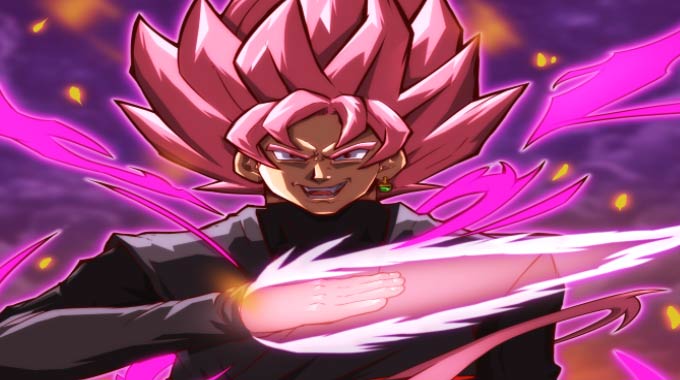 Goku black profile pink