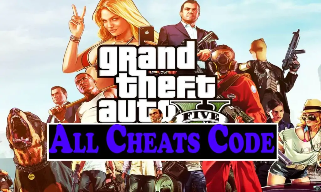 GTA 5 cheats Code